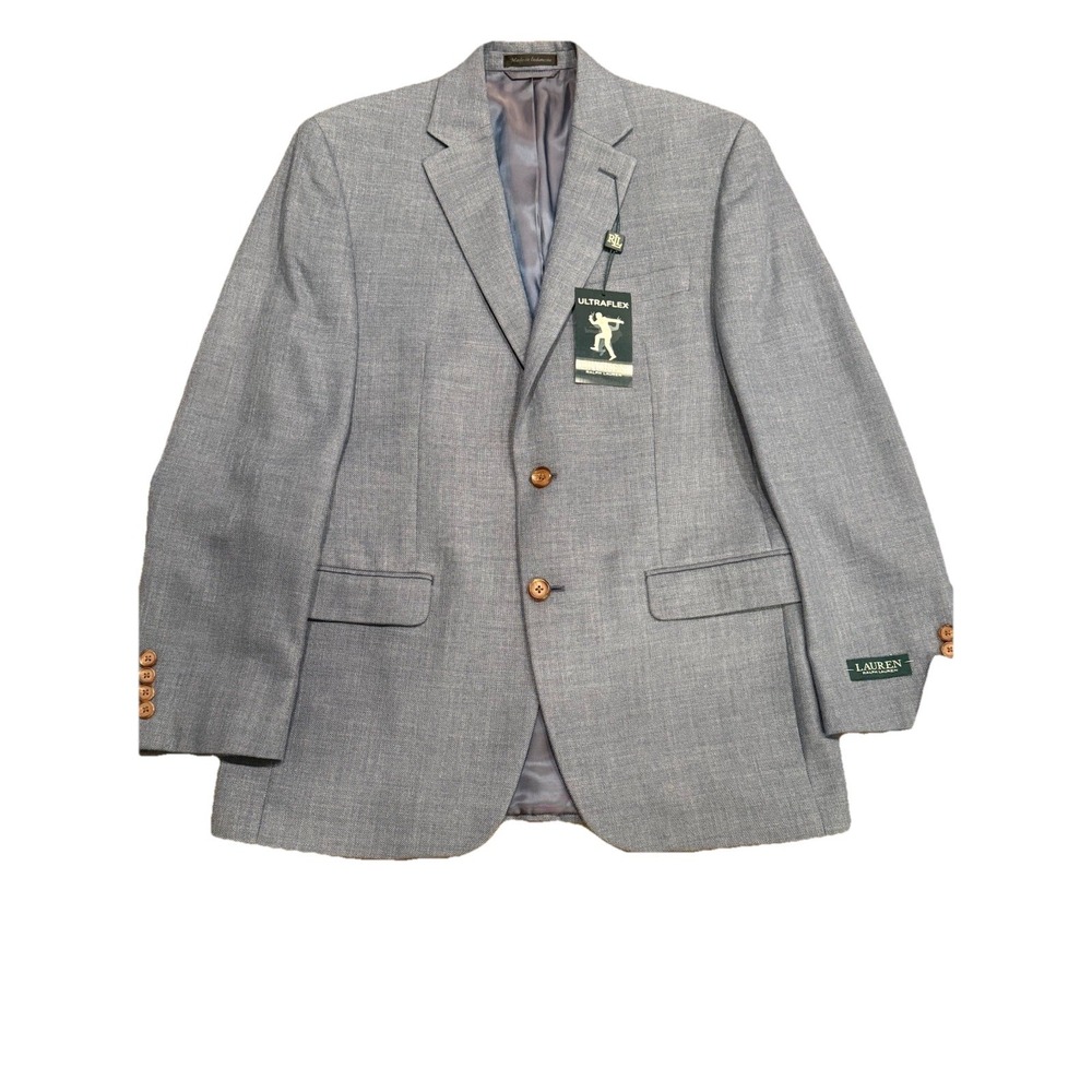 Lauren Ralph Lauren Ultraflex Blue 38R NWT Classic Fit Blazer MSRP $350